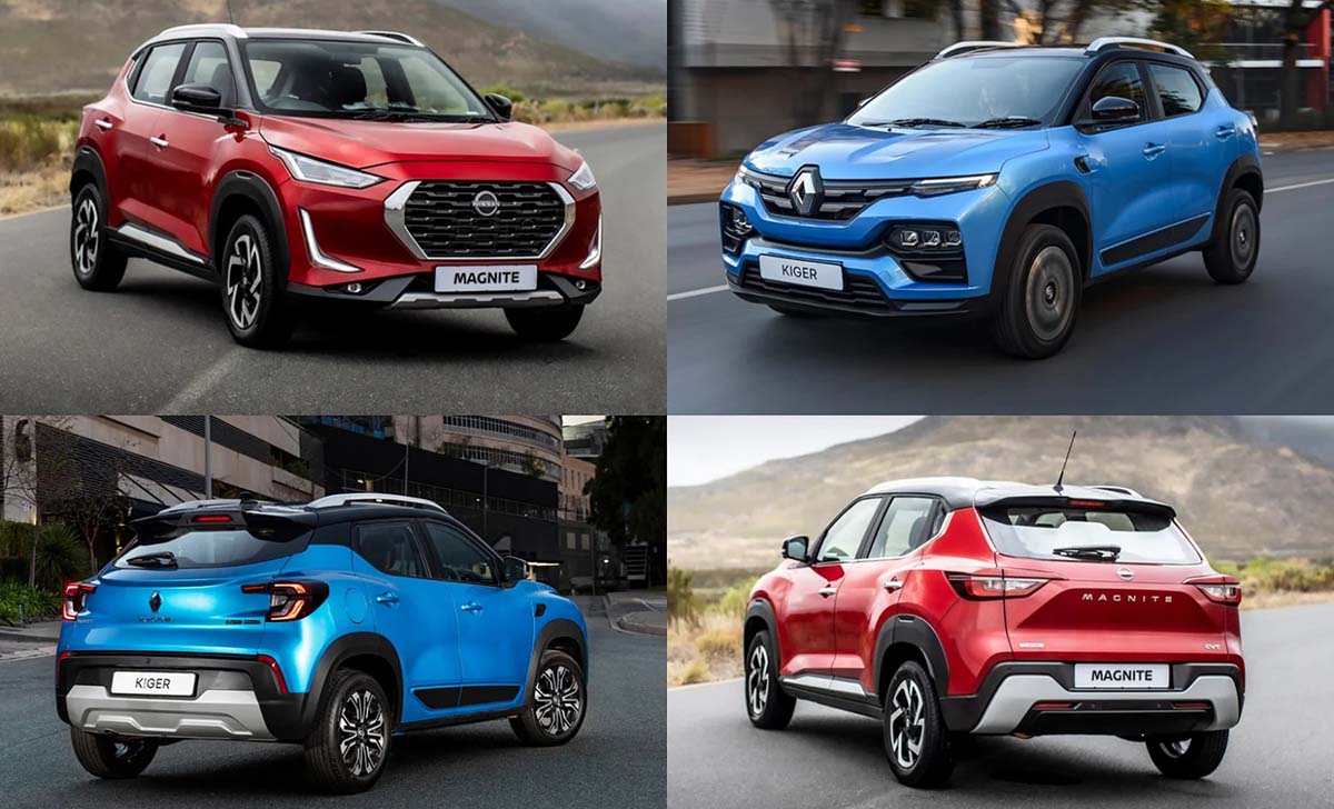 The Difference Between A Renault Kiger And A Nissan Magnite